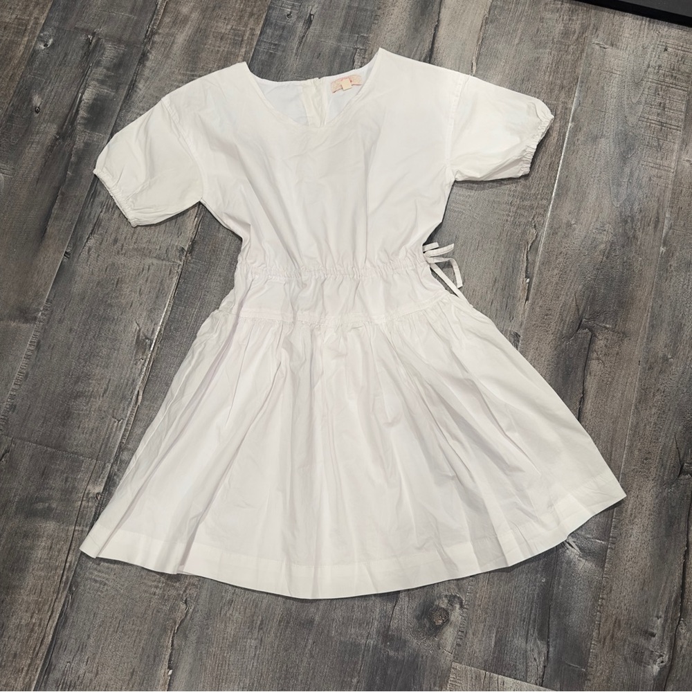 GB Girls White Casual Kids Dress